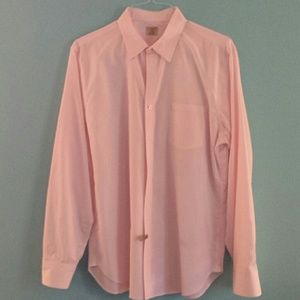 Pink and White Striped J.Crew Shirt